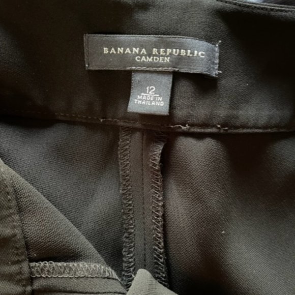 Black long flowing dress pants with side zip - Picture 4 of 7